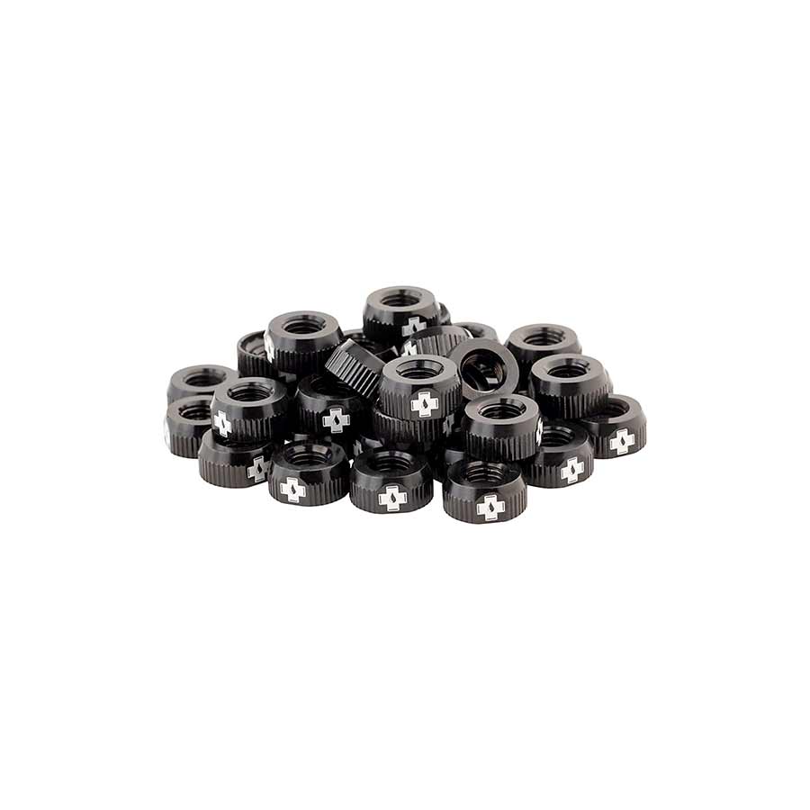 Valve Box refill parts, Lock Nuts, Black, 40pcs