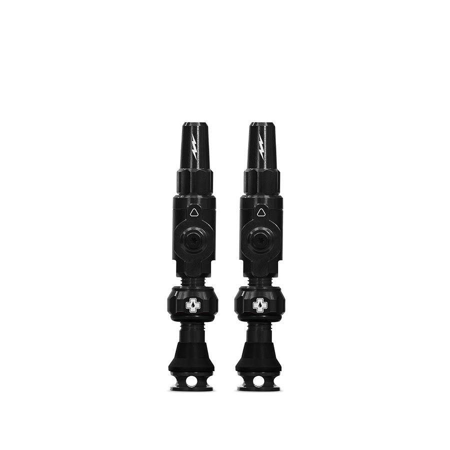 Small, Tubeless Valve, Presta, 30mm, Black, Pair