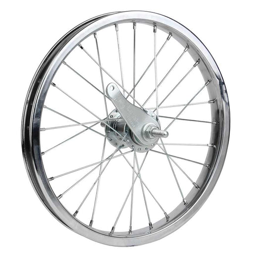 Sta-Tru, 16'' Chrome Steel 28H, Wheel, Rear, 16'' / 305, Holes: F: 24, R: 24, Bolt-on, 110mm, Coaster, Freewheel