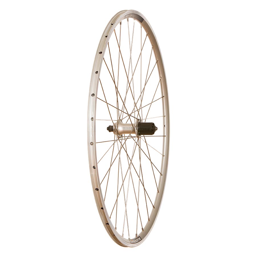 FH-RS300 Silver, Wheel, Rear, 700C / 622, Holes: 32, QR, 130mm, Rim, Shimano HG