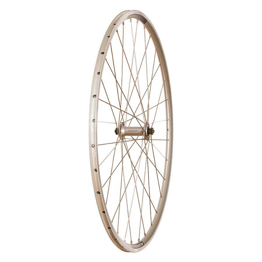 HB-RS400 Silver, Wheel, Front, 700C / 622, Holes: 32, QR, 100mm, Rim