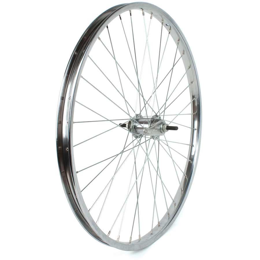 Sta-Tru Rear Tubeless Ready DW Wheel, 26'', Bolt-On 3/8'' x 110mm, Coaster Brake, Silver