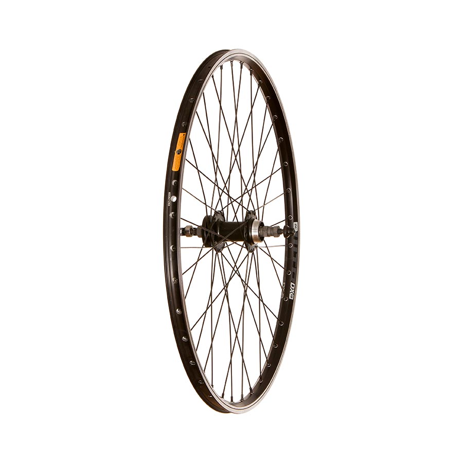 Rear, 26'' / 559, Holes: 36, QR, 135mm, Rim and Disc IS 6-bolt, Freewheel