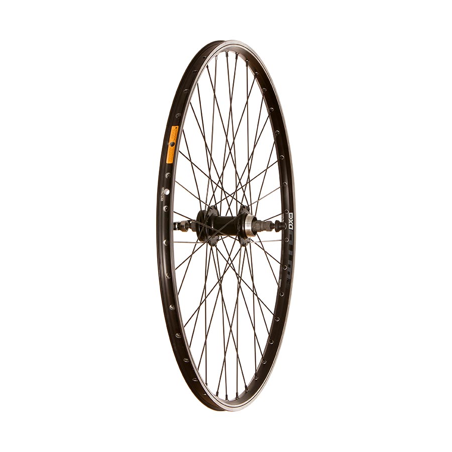 Rear, 27.5'' / 584, Holes: 36, QR, 135mm, Rim and Disc IS 6-bolt, Freewheel