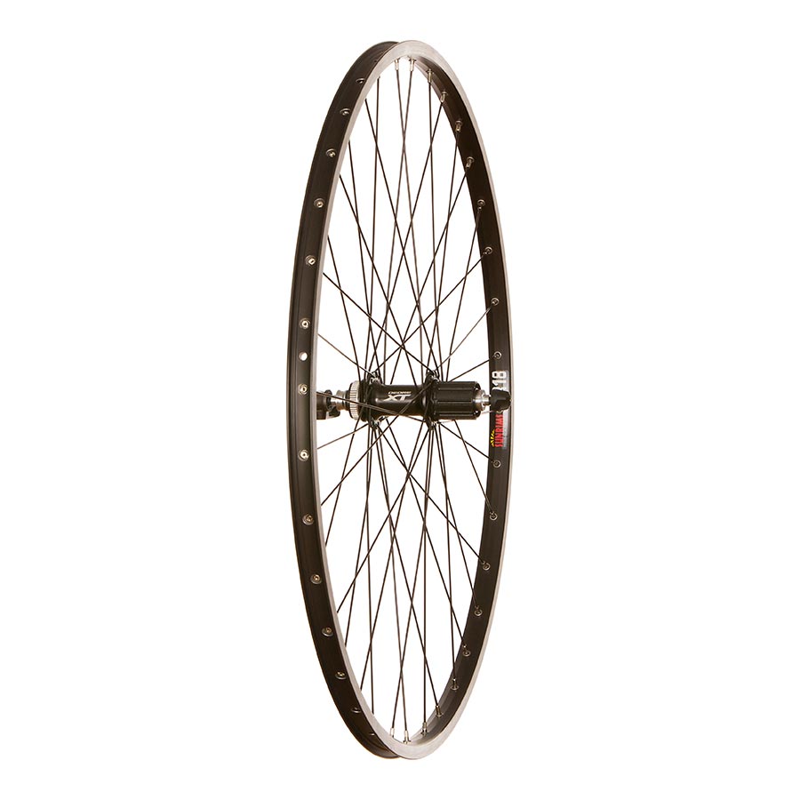 Rear, 700C / 622, Holes: 36, QR, 135mm, Rim and Disc CL, Shimano HG