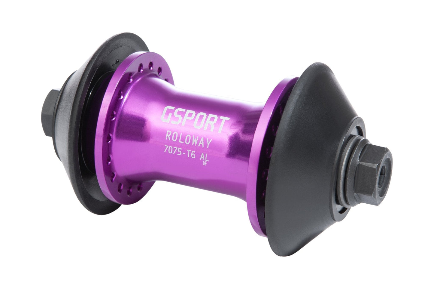 GSport Roloway Front Hub (Anodized Purple)