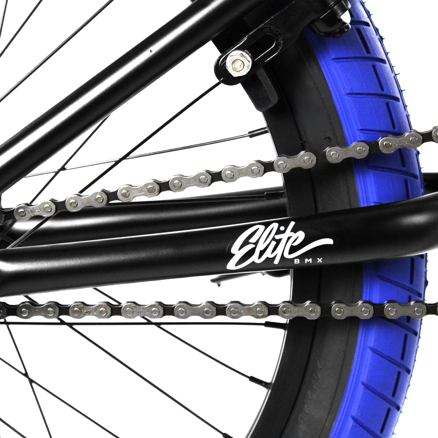Elite Bmx Stealth Bike - Black Blue