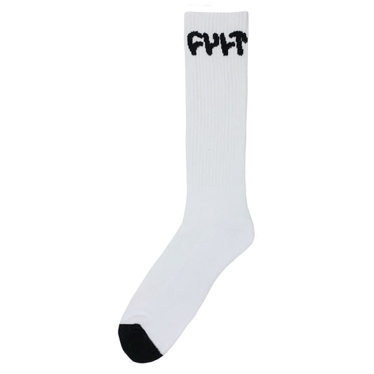 Cult LONG Logo Socks / white