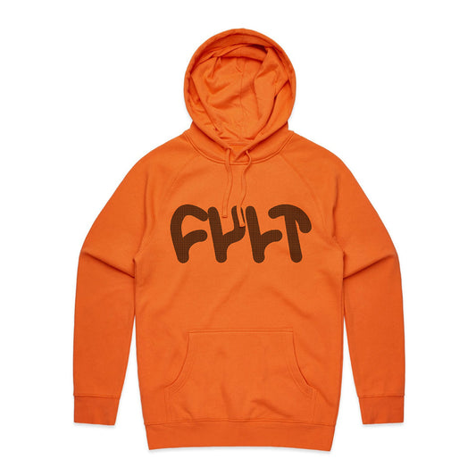 Thick Logo Hoodie / orange
