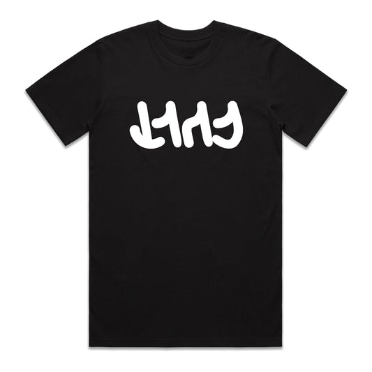 Upside Down Tee / black